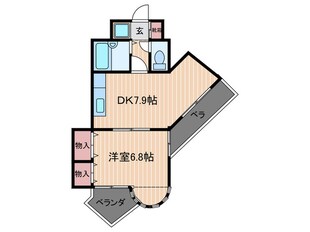 第２ホウライツルハウスの物件間取画像